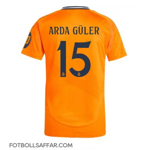 Real Madrid Arda Guler #15 Bortatröja 2024-25 Kortärmad